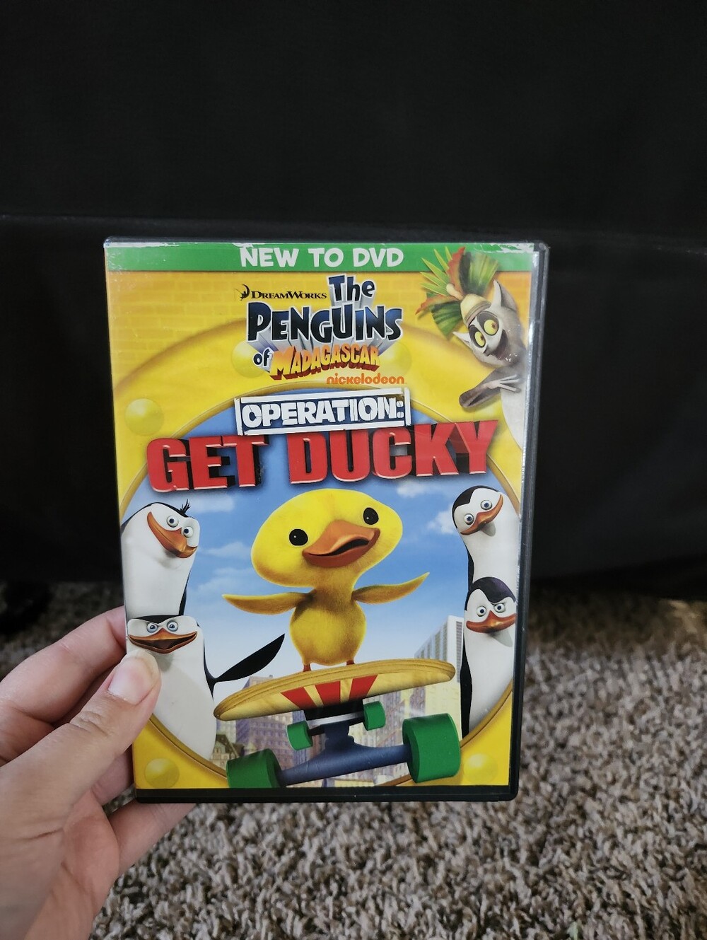 DreamWorks Penguins of Madagascar: Operation Get Ducky — Yellow Cover DVD